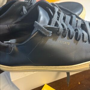 Axel Arigato Men's Navy and Cream Sneakers